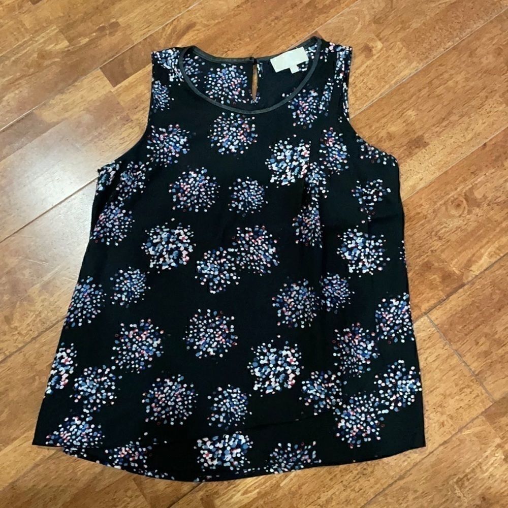 Faux Wrap Multicolored blouse​​​​​​​​​​​​​​